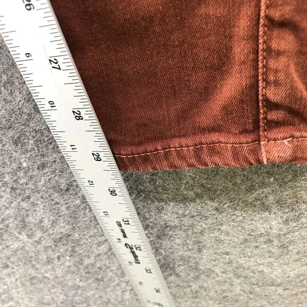 Rich & Skinny Low Rise Skinny Jeans Womens Size 27‎ Brown Stretch Chocolate